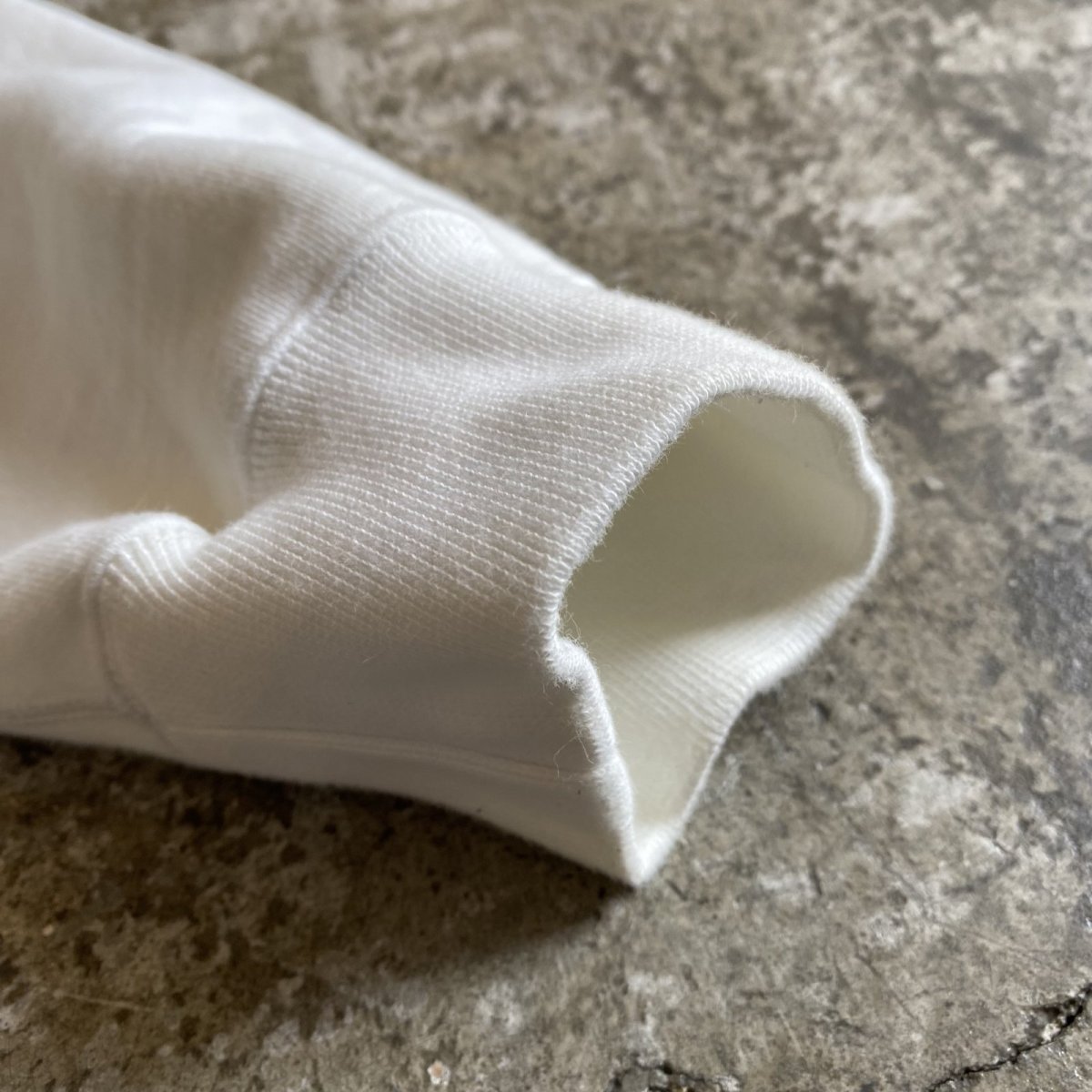 画像9: 【ACG】WHITE COLOR ONE POINT DESIGN DRAW CORD SWEAT HOODIE / Ladies L (9)