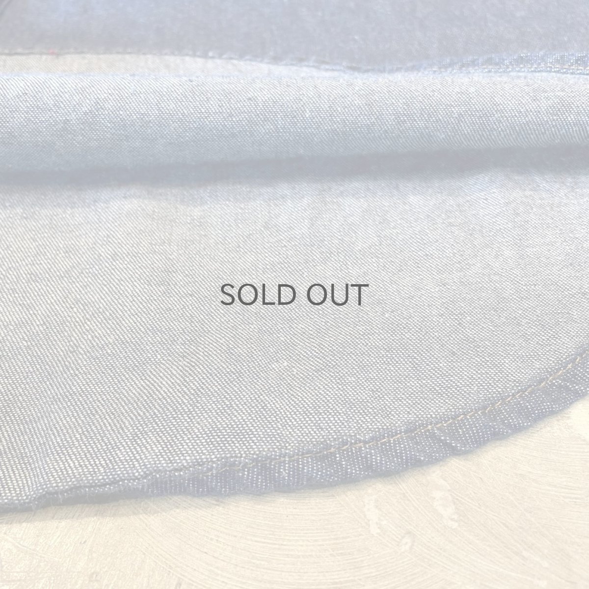 画像8: ELBOW DENIM PATCHED SLEEVE SWITCHED L/S SHIRT / Mens M(L) (8)