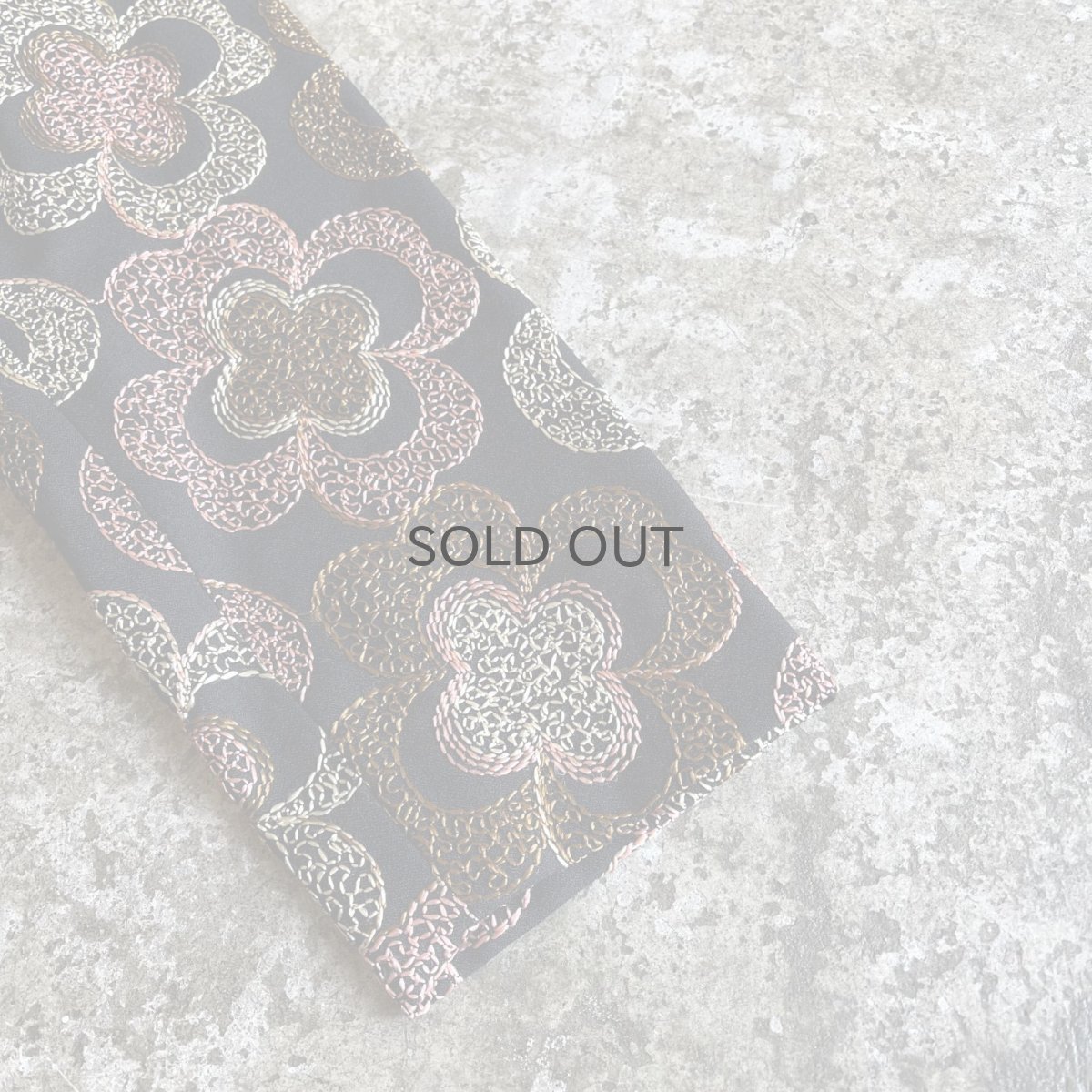 画像5: ALL OVER FLOWER EMBROIDERY PATTERN SHORT DESIGN JACKET / Ladies M (5)