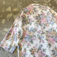 画像9: FLORAL GRAPHIC PATTERN TAILORED JACKET / Mens M (9)