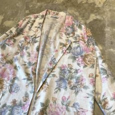 画像4: FLORAL GRAPHIC PATTERN TAILORED JACKET / Mens M (4)