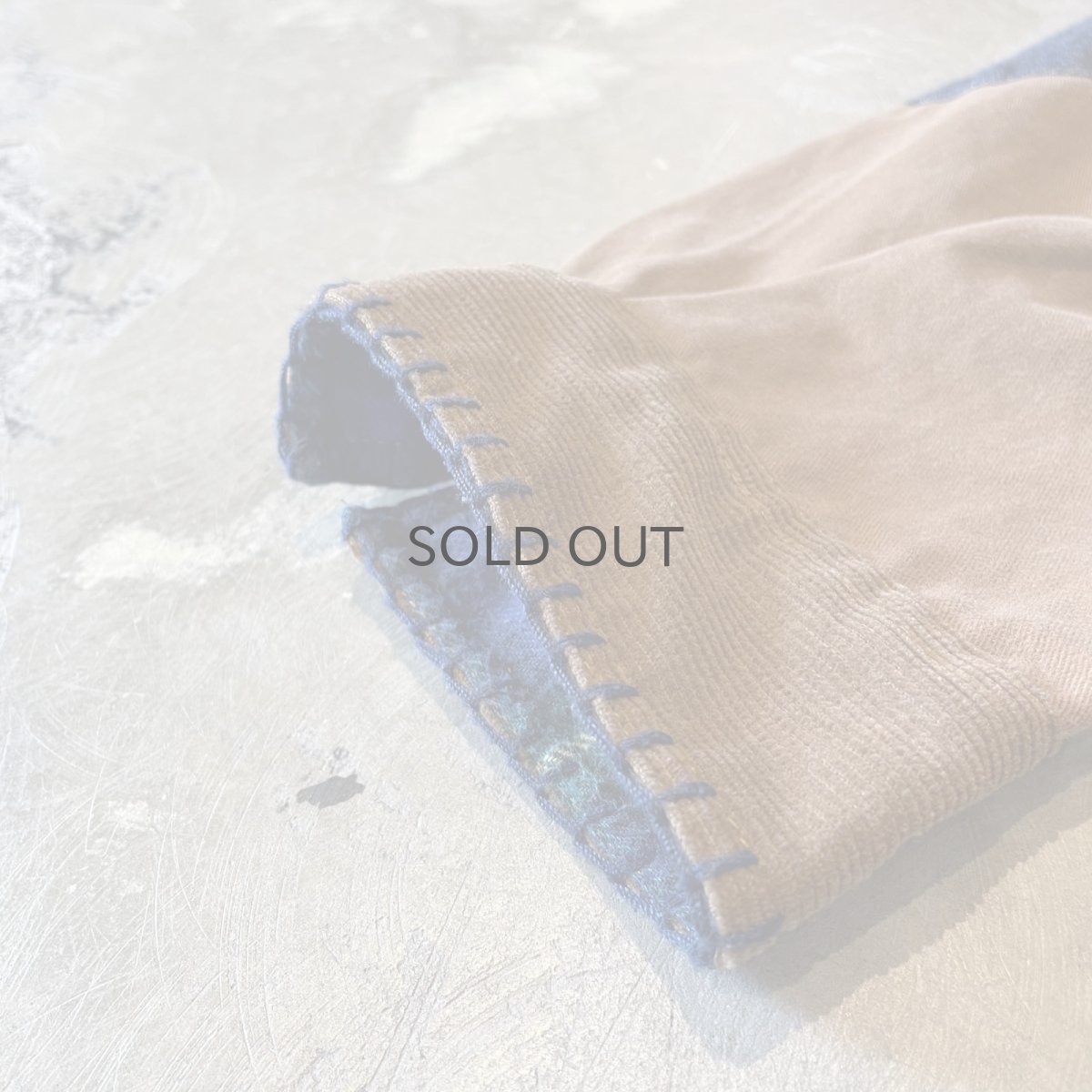 画像7: ELBOW DENIM PATCHED SLEEVE SWITCHED L/S SHIRT / Mens M(L) (7)