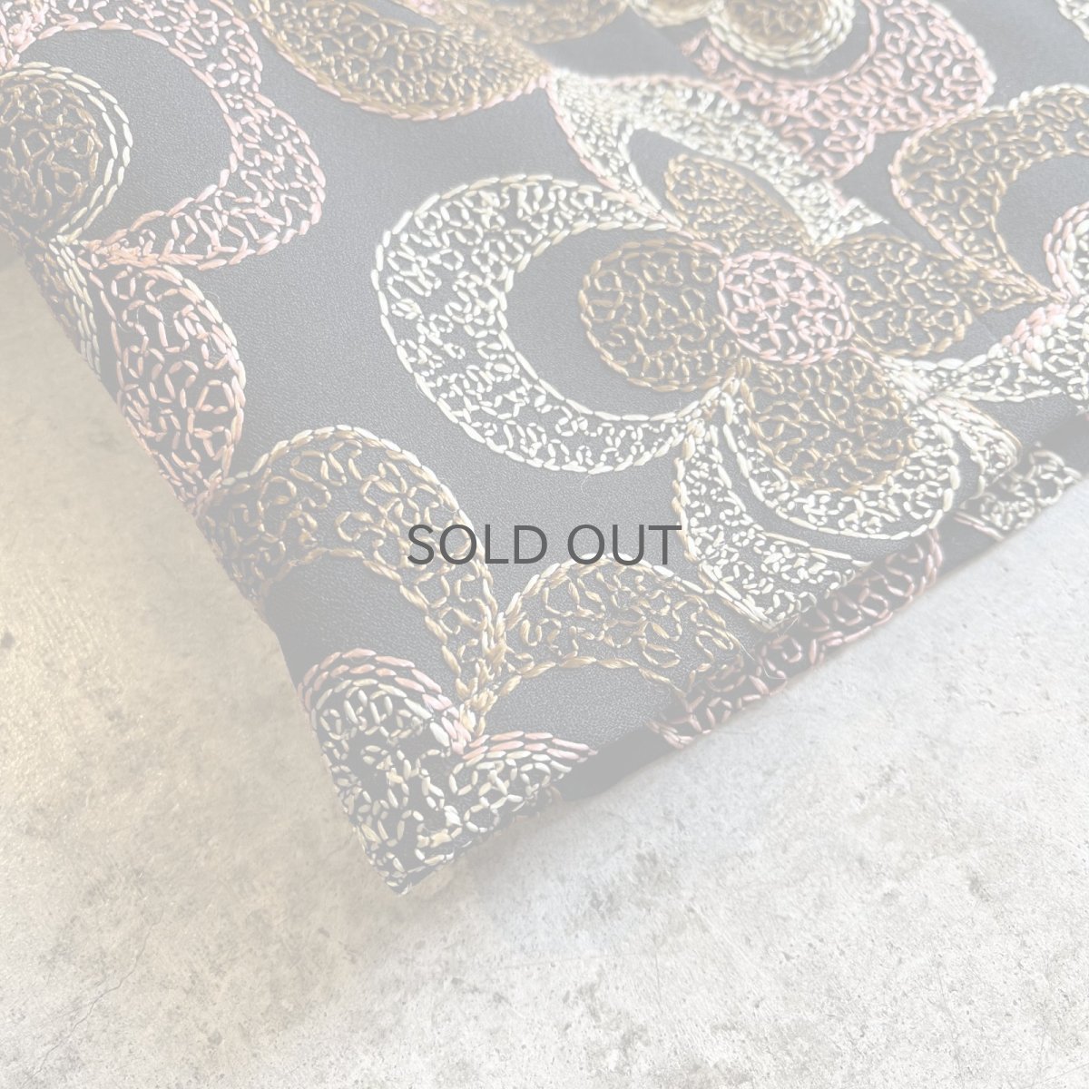 画像3: ALL OVER FLOWER EMBROIDERY PATTERN SHORT DESIGN JACKET / Ladies M (3)