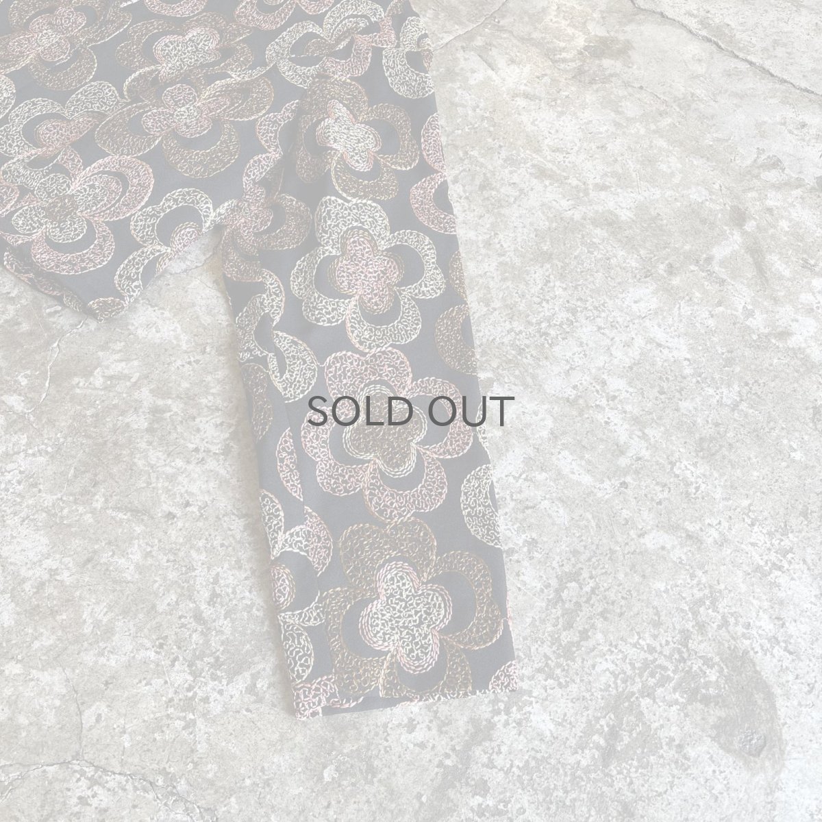 画像6: ALL OVER FLOWER EMBROIDERY PATTERN SHORT DESIGN JACKET / Ladies M (6)