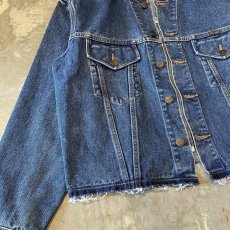 画像6: 【Wiz&Witch】"WANDERER" NO COLLAR ZIP UP DENIM JACKET / OS (6)