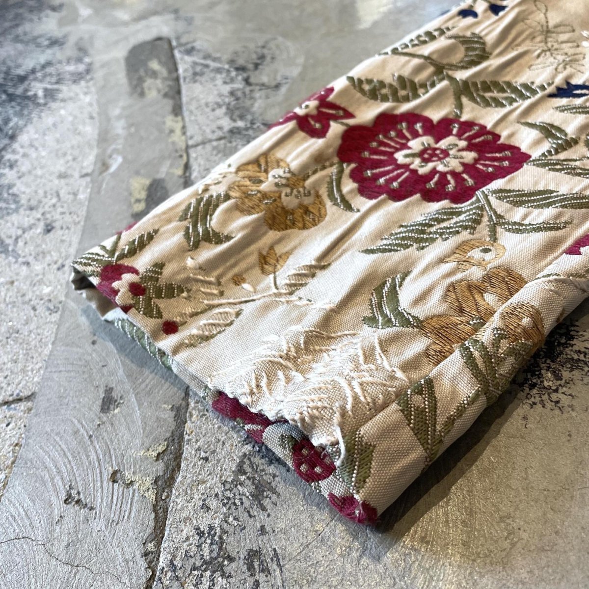 画像7: ALL OVER EMBROIDERY FLORAL PATTERN TAILORED JACKET / Mens M (7)