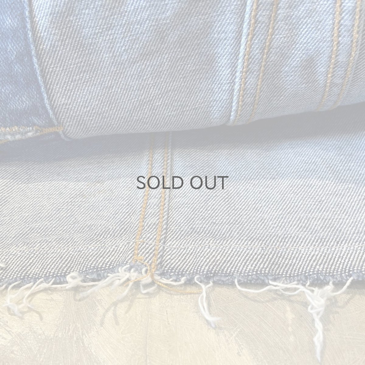 画像9: 【Wiz&Witch】"WANDERER" NO COLLAR ZIP UP DENIM JACKET / OS (9)