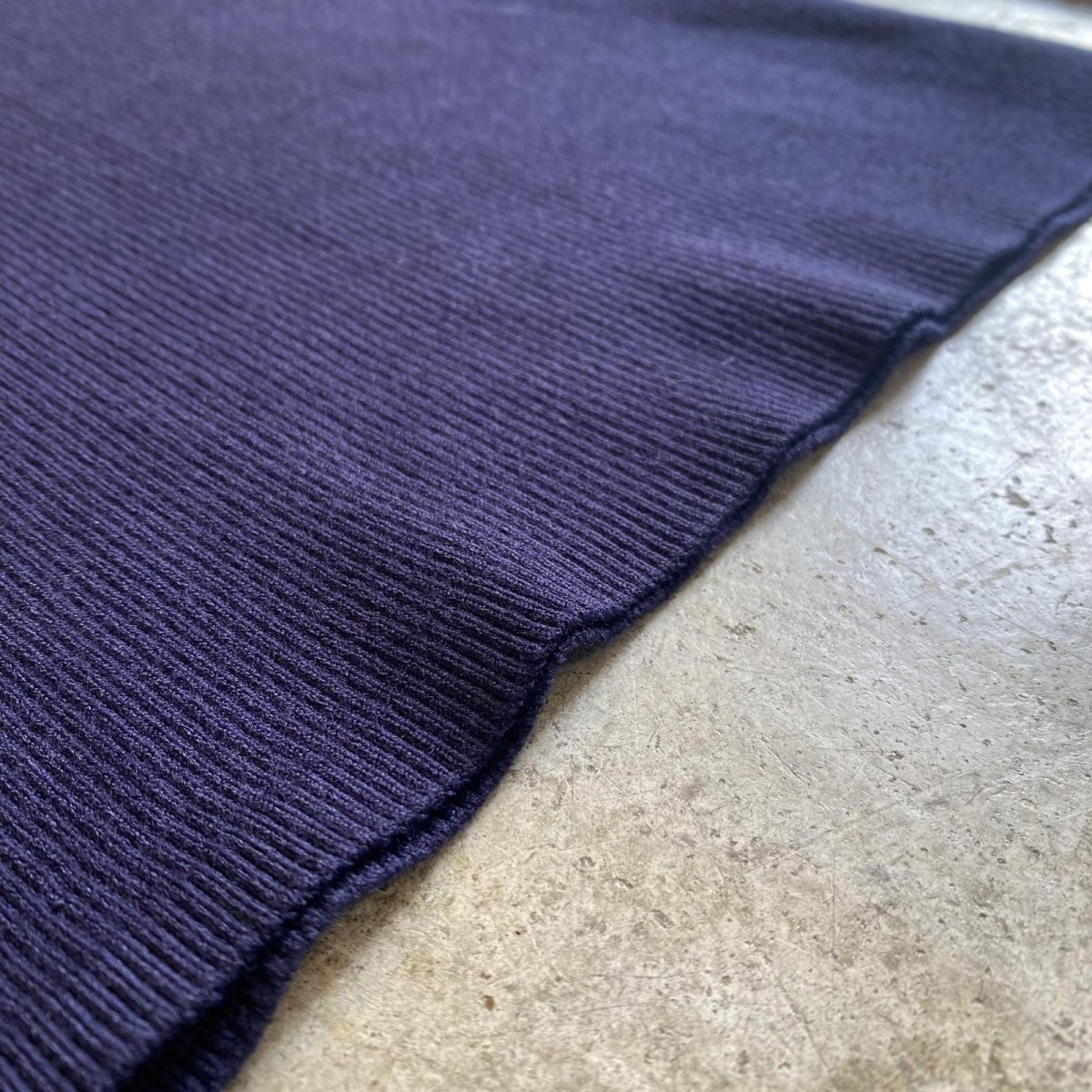 画像13: FLORAL PATTERN DESIGN COLLAR RIB L/S TOPS / Ladies S~M (13)