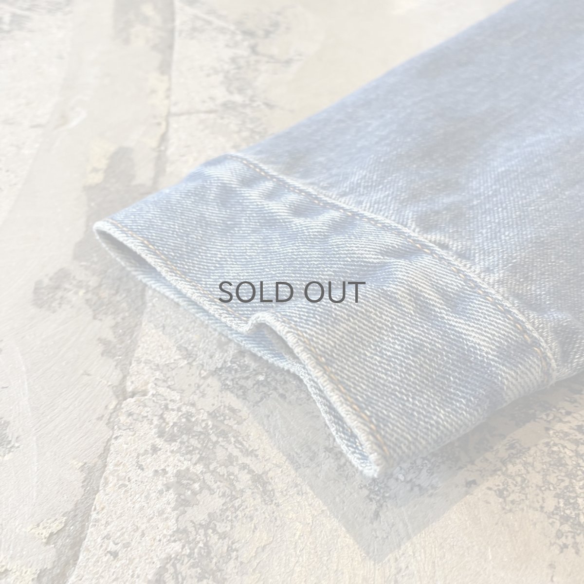 画像8: 【Wiz&Witch】"WANDERER" NO COLLAR ZIP UP DENIM JACKET / OS (8)