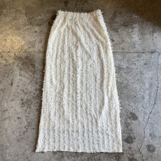 画像2: ALL OVER SHORT FRINGE DECORATIVE DESIGN SKIRT / W23~W33 (2)