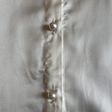 画像5: FLOWER EMBROIDERY TIERED FRILL DESIGN BLOUSE / Ladies M (5)