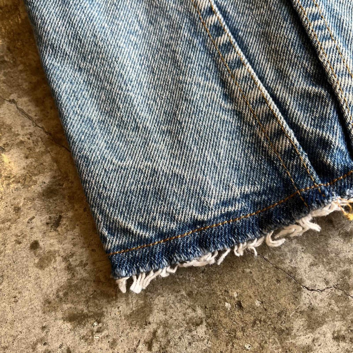 画像3: 【Wiz&Witch】"WANDERER" NO COLLAR ZIP UP DENIM JACKET / OS (3)