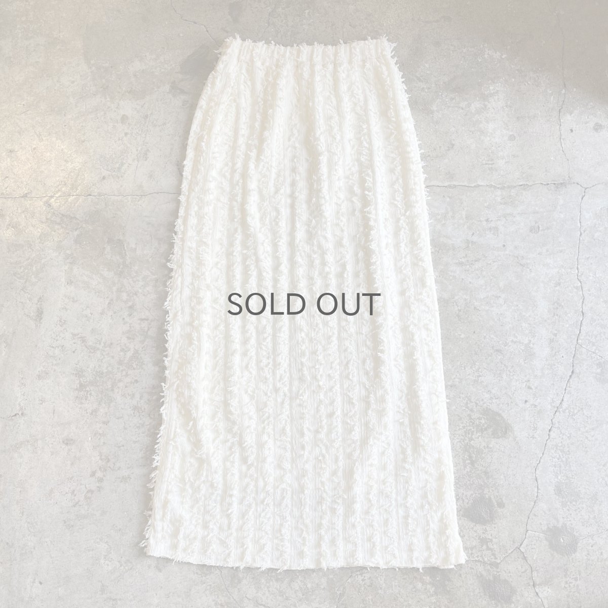 画像1: ALL OVER SHORT FRINGE DECORATIVE DESIGN SKIRT / W23~W33 (1)