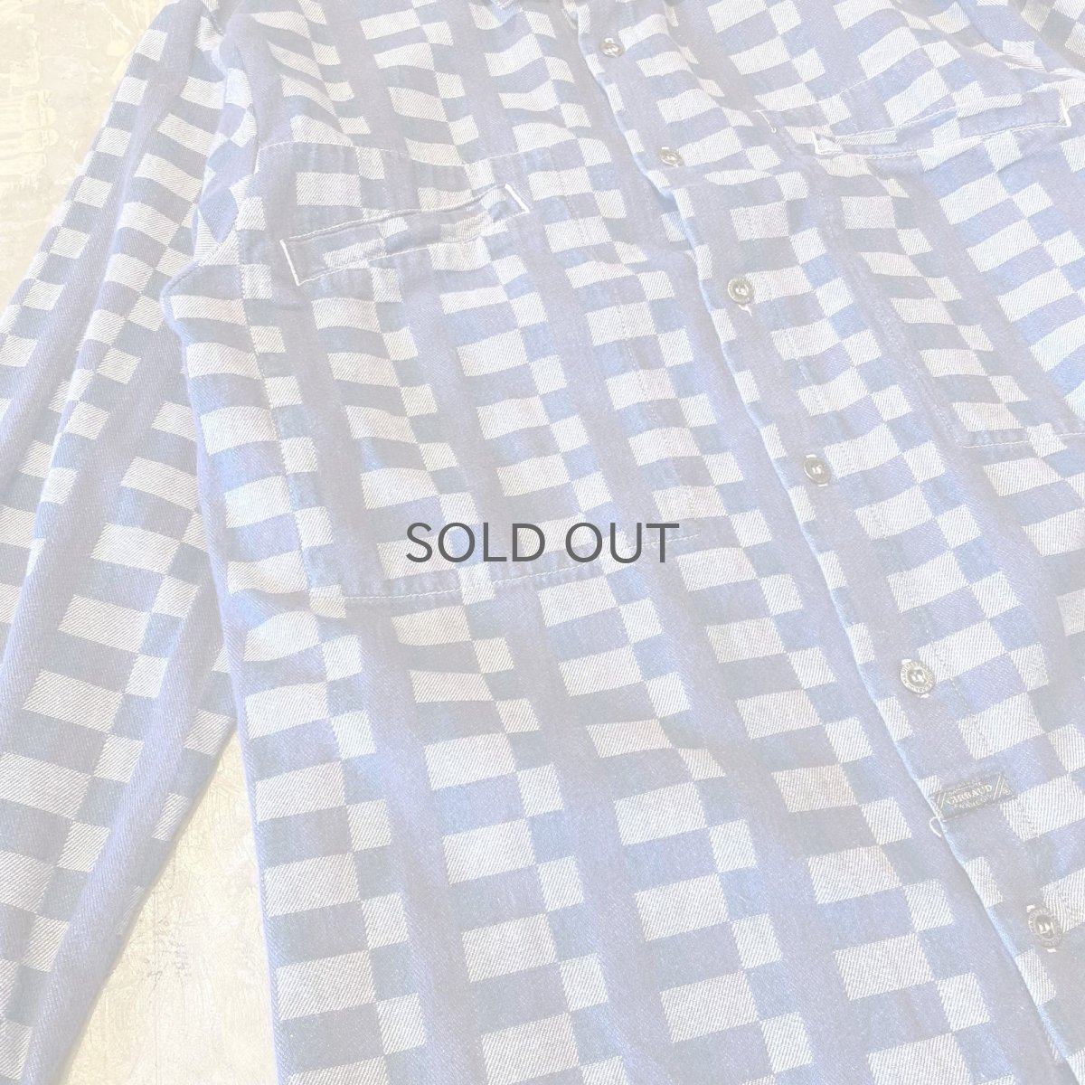 画像5: 【GIRBAUD】ALL OVER PATTERN L/S SHIRT / Mens S(M) / MADE IN USA (5)