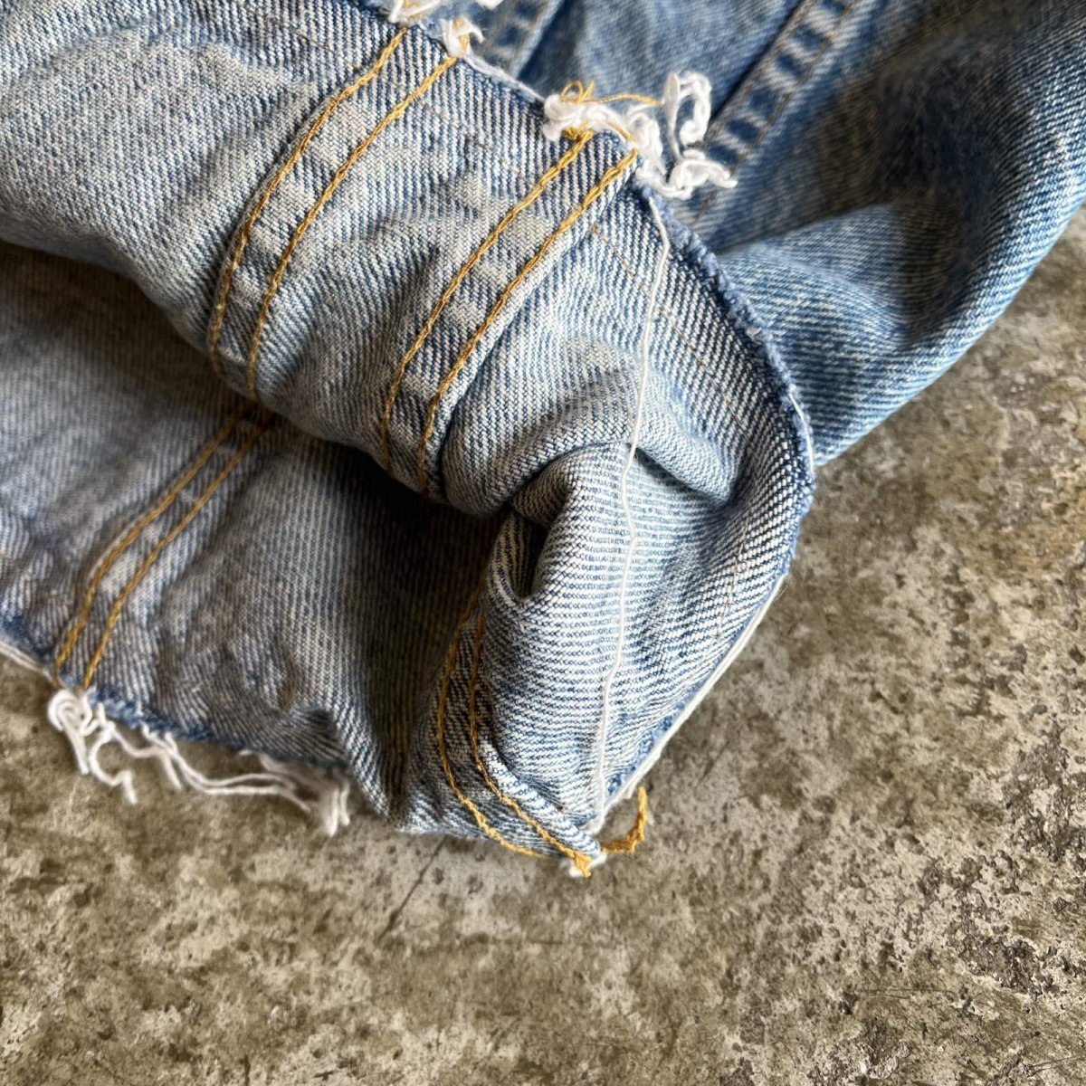 画像5: 【Wiz&Witch】"WANDERER" NO COLLAR ZIP UP DENIM JACKET / OS (5)