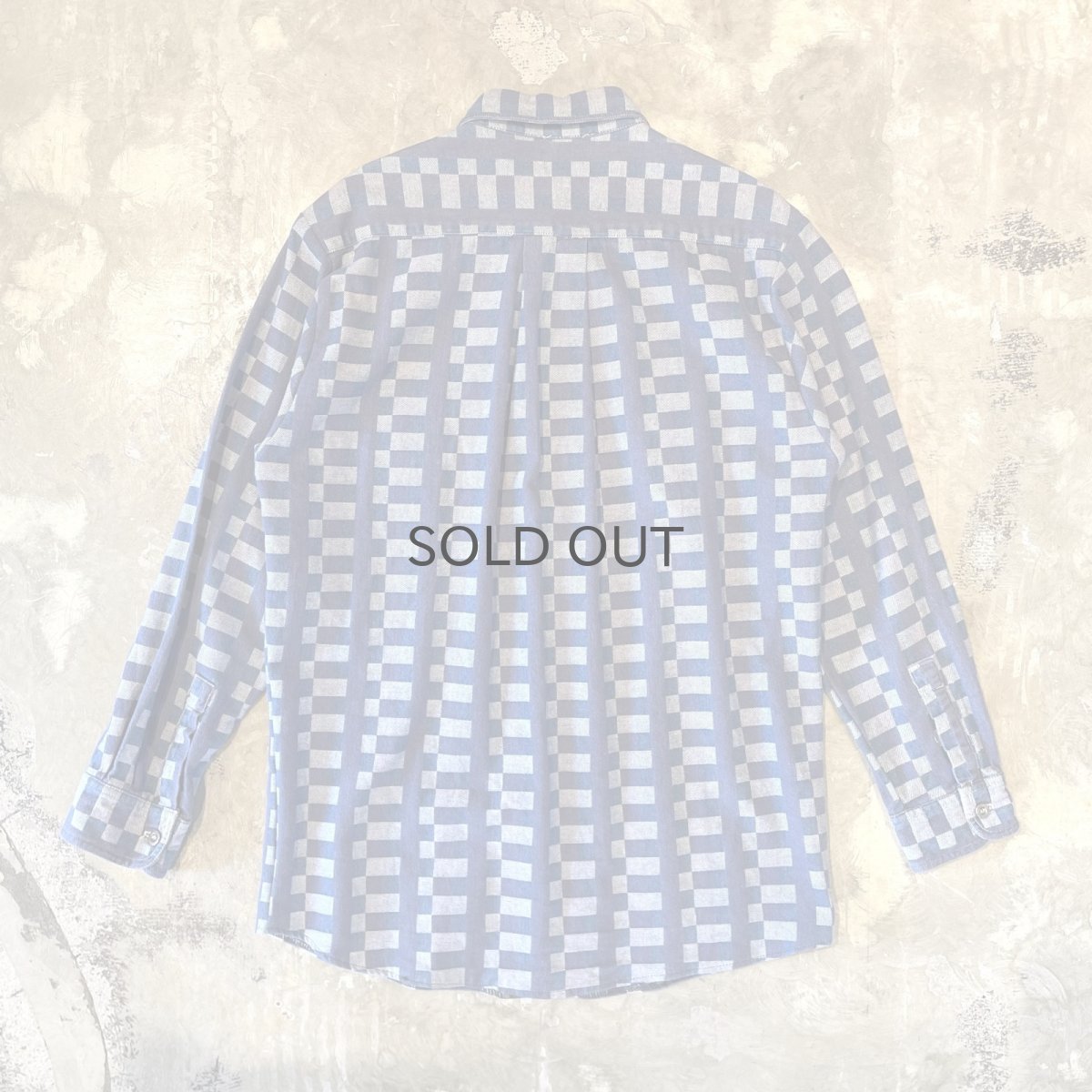 画像2: 【GIRBAUD】ALL OVER PATTERN L/S SHIRT / Mens S(M) / MADE IN USA (2)