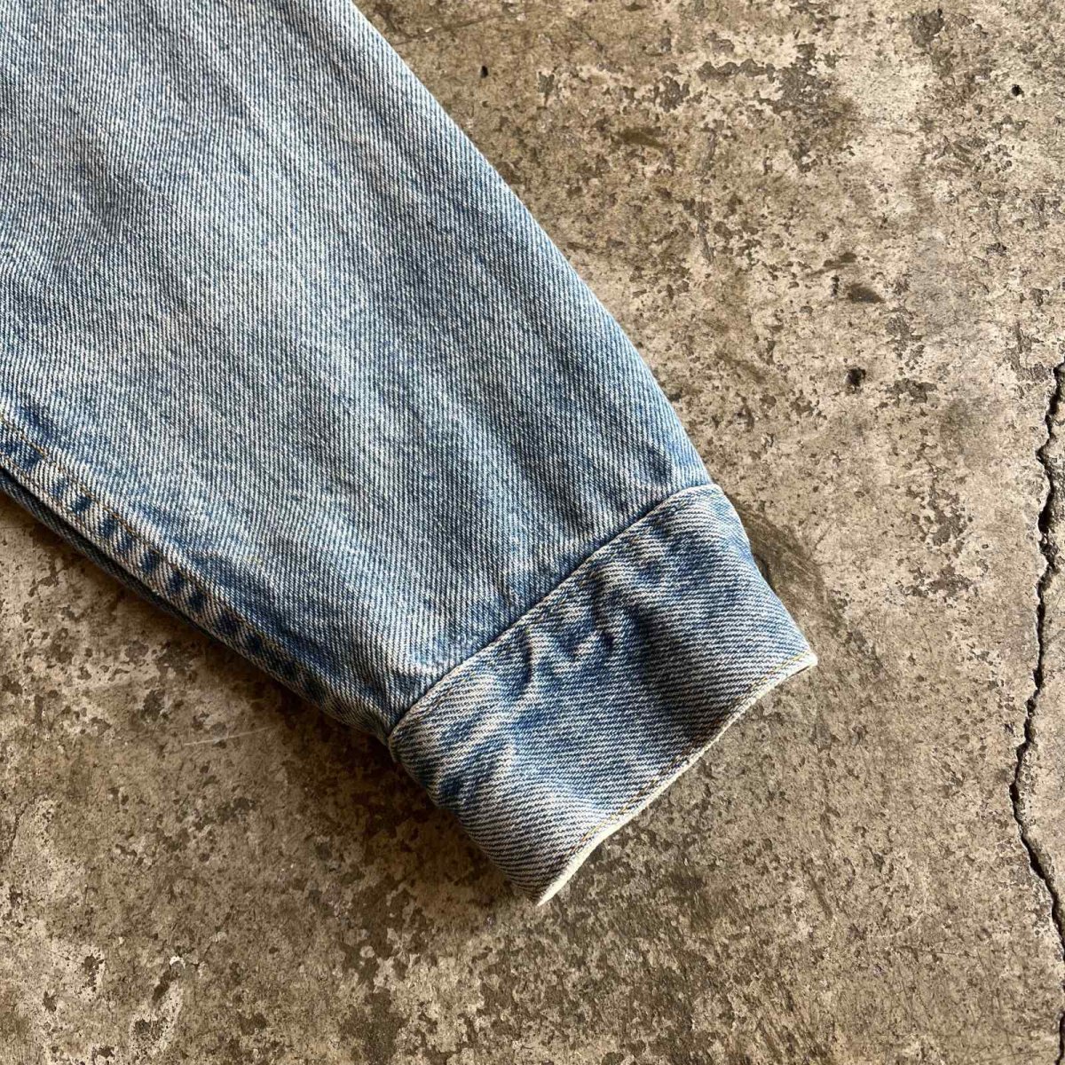 画像6: 【Wiz&Witch】"WANDERER" NO COLLAR ZIP UP DENIM JACKET / OS (6)