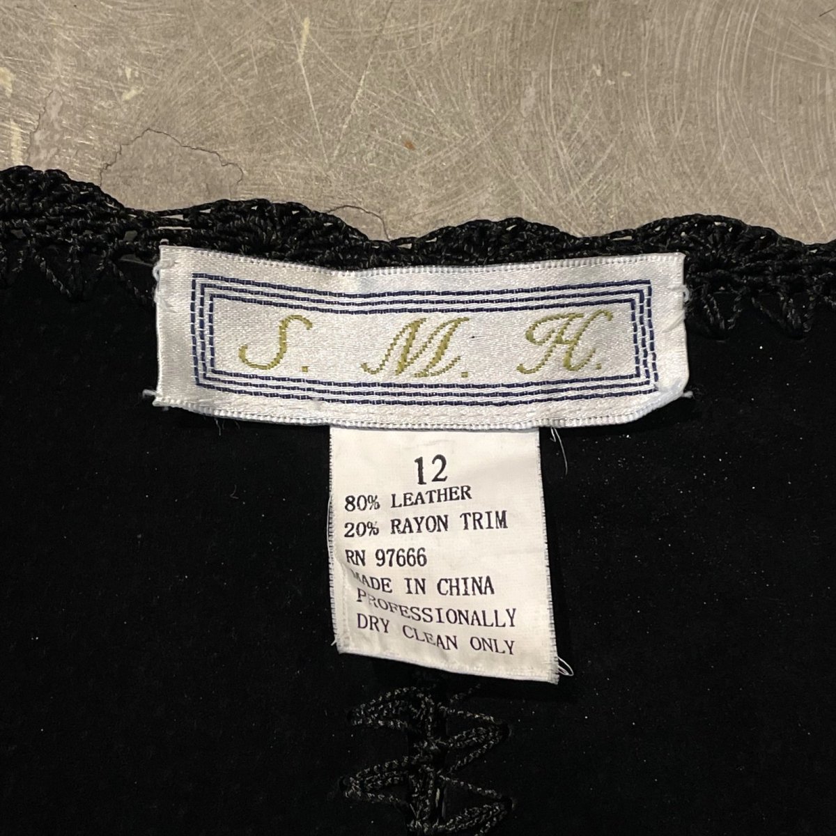 画像10: SUEDE LEATHER PATCHWORK & LACE UP CARDIGAN / Mens M (10)