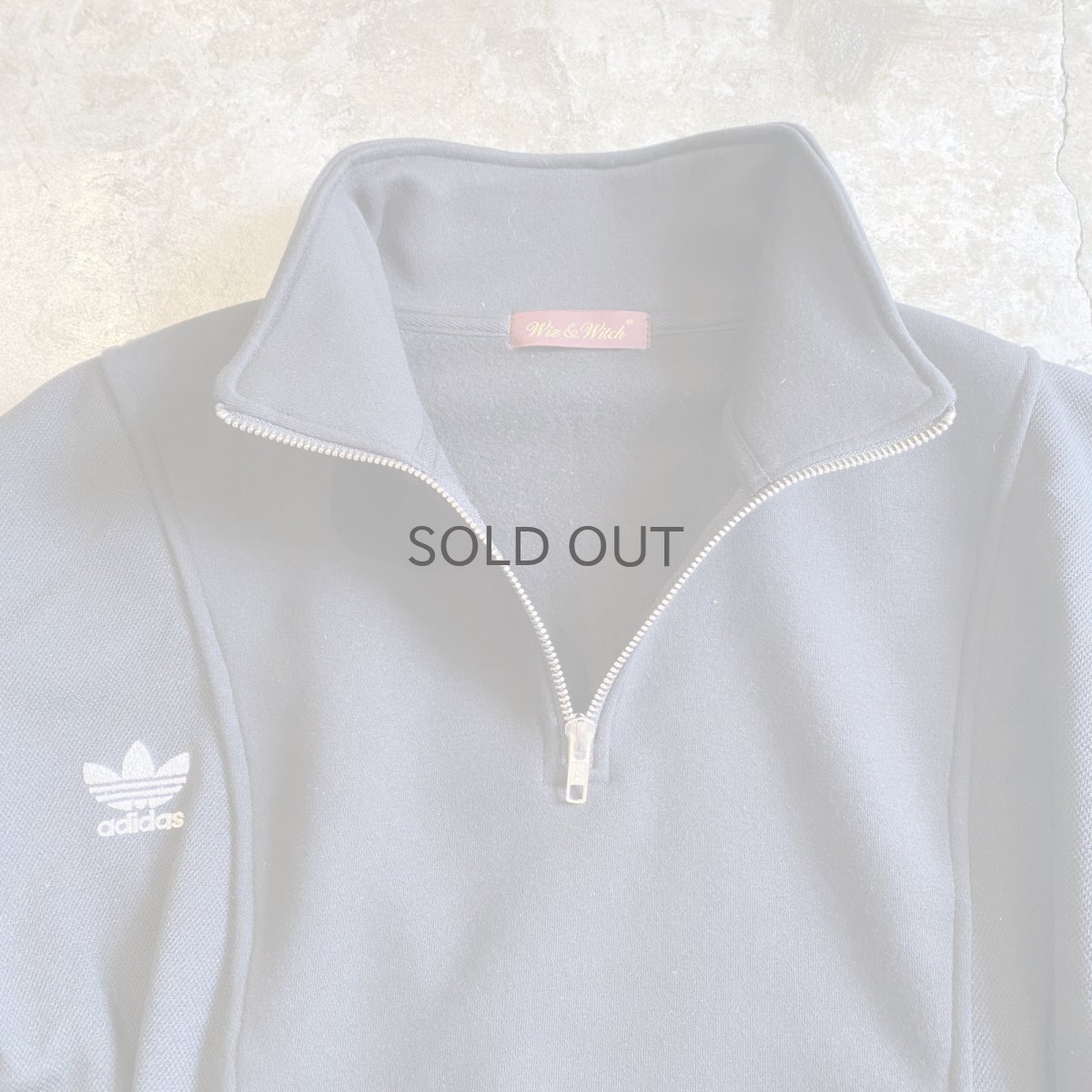 画像10: 【Wiz&Witch】"UNITED" SPORTY HALF ZIP SWEAT / OS (10)