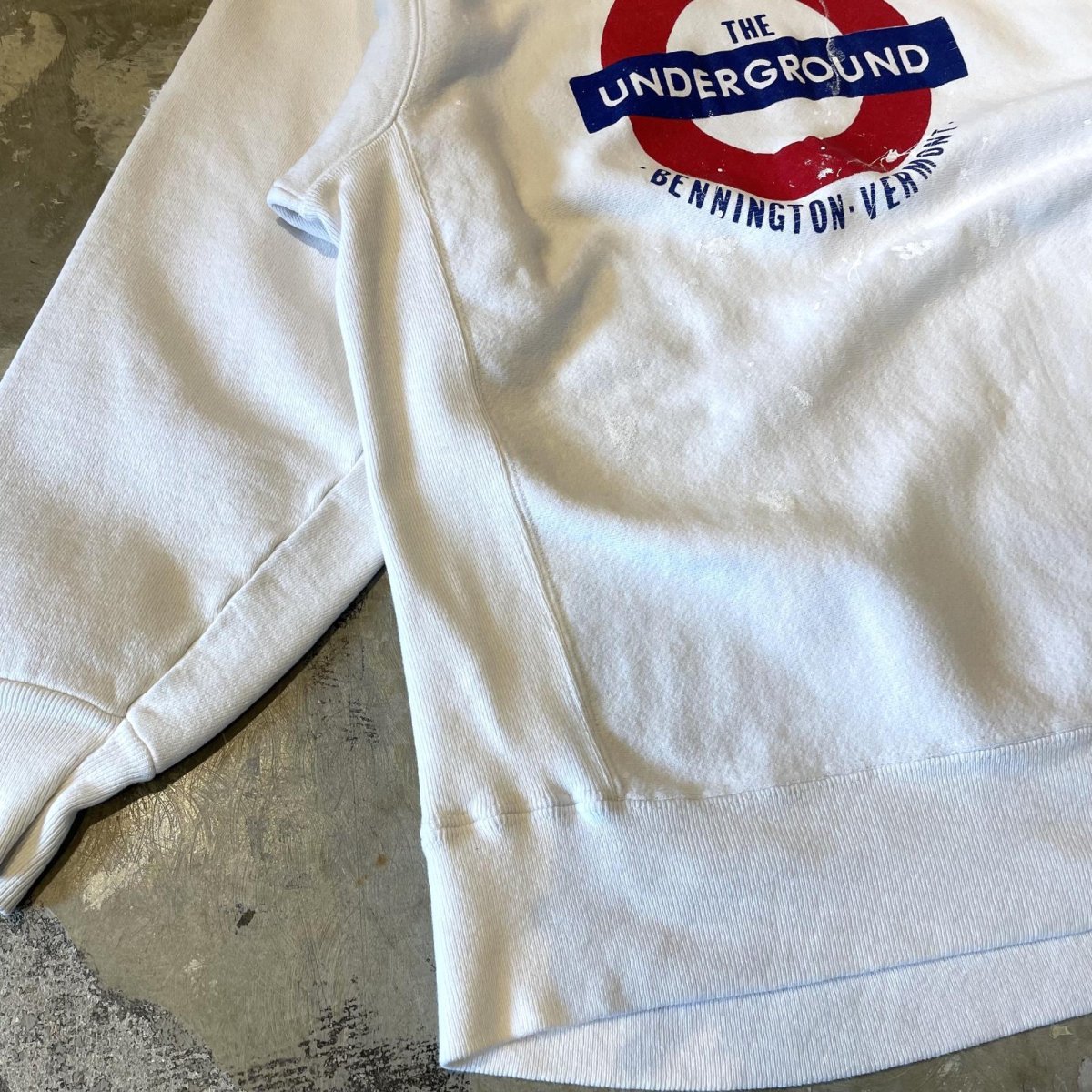 画像5: "THE UNDERGROUND" FRONT PRINTED SWEAT / Mens L (5)