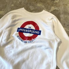 画像4: "THE UNDERGROUND" FRONT PRINTED SWEAT / Mens L (4)