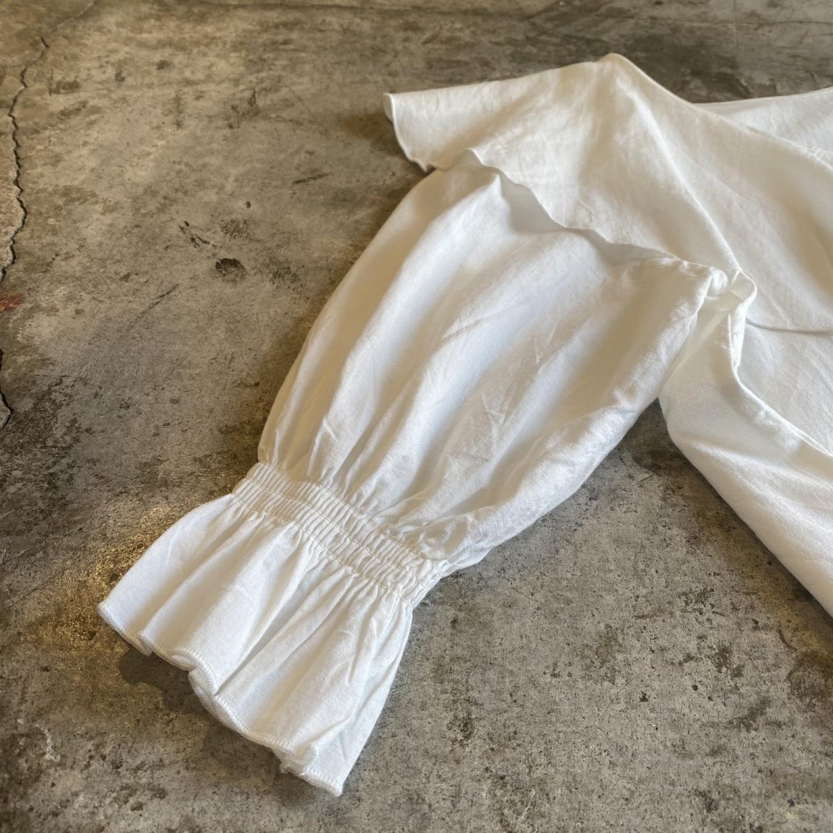 画像6: DESIGN BIG COLLAR SHORT BLOUSE / Ladies M (6)