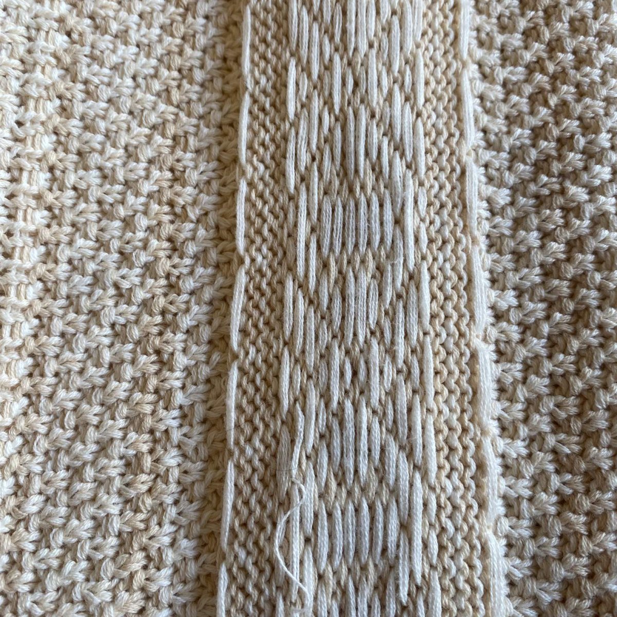 画像9: POINT FRINGE COTTON KNIT LONG DESIGN SKIRT / W24~W31 (9)