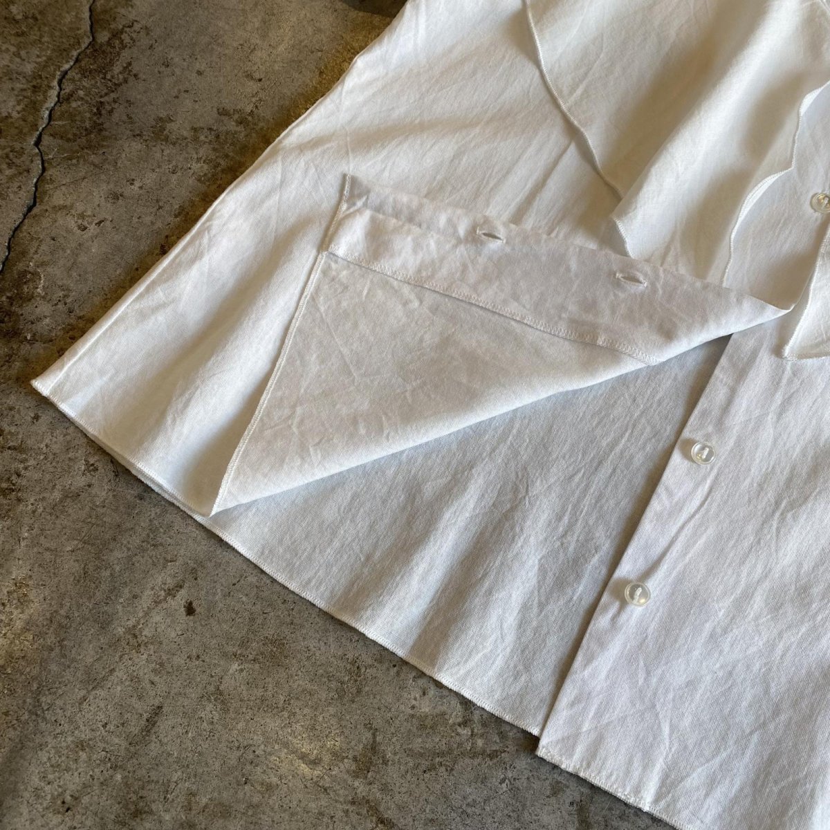 画像8: DESIGN BIG COLLAR SHORT BLOUSE / Ladies M (8)