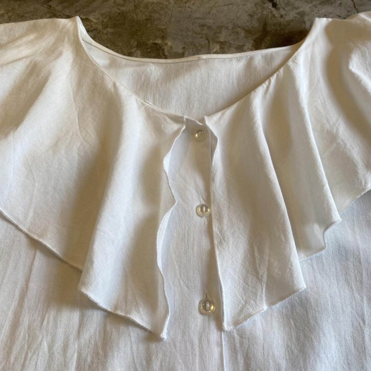 画像4: DESIGN BIG COLLAR SHORT BLOUSE / Ladies M (4)