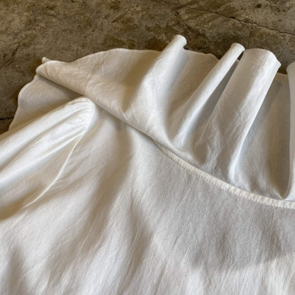 画像10: DESIGN BIG COLLAR SHORT BLOUSE / Ladies M (10)