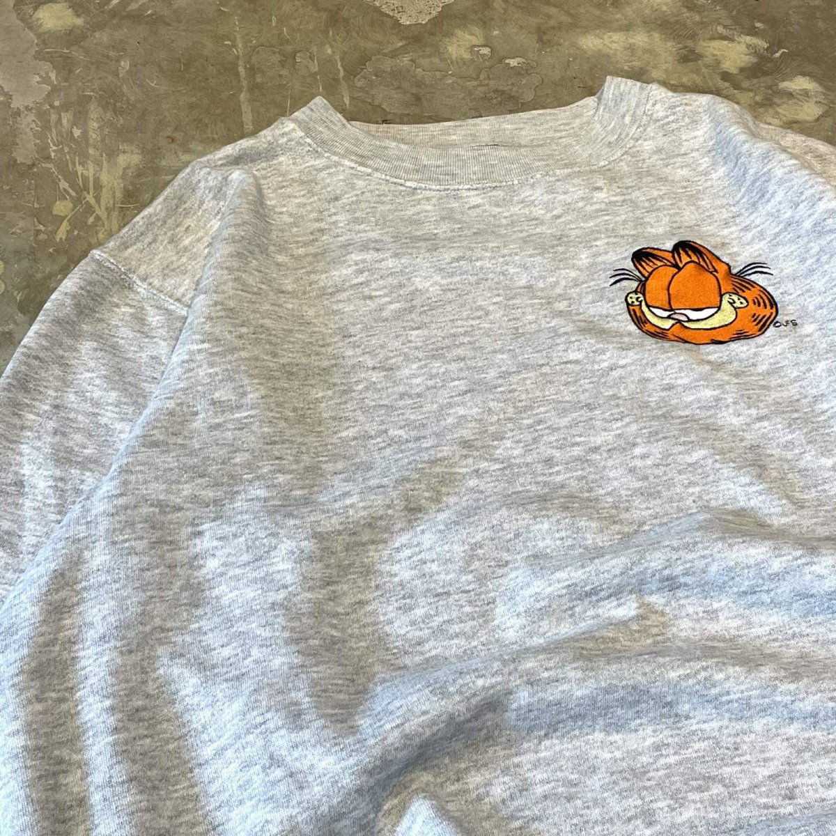 画像3: 90's "GARFIELD" ONE POINT EMBROIDERY SWEAT / Mens L (3)