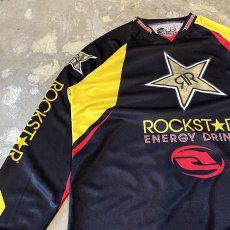 画像3: "ROCKSTAR" FRONT PRINTED MOTORCYCLE L/S SHIRT / Mens XL (3)