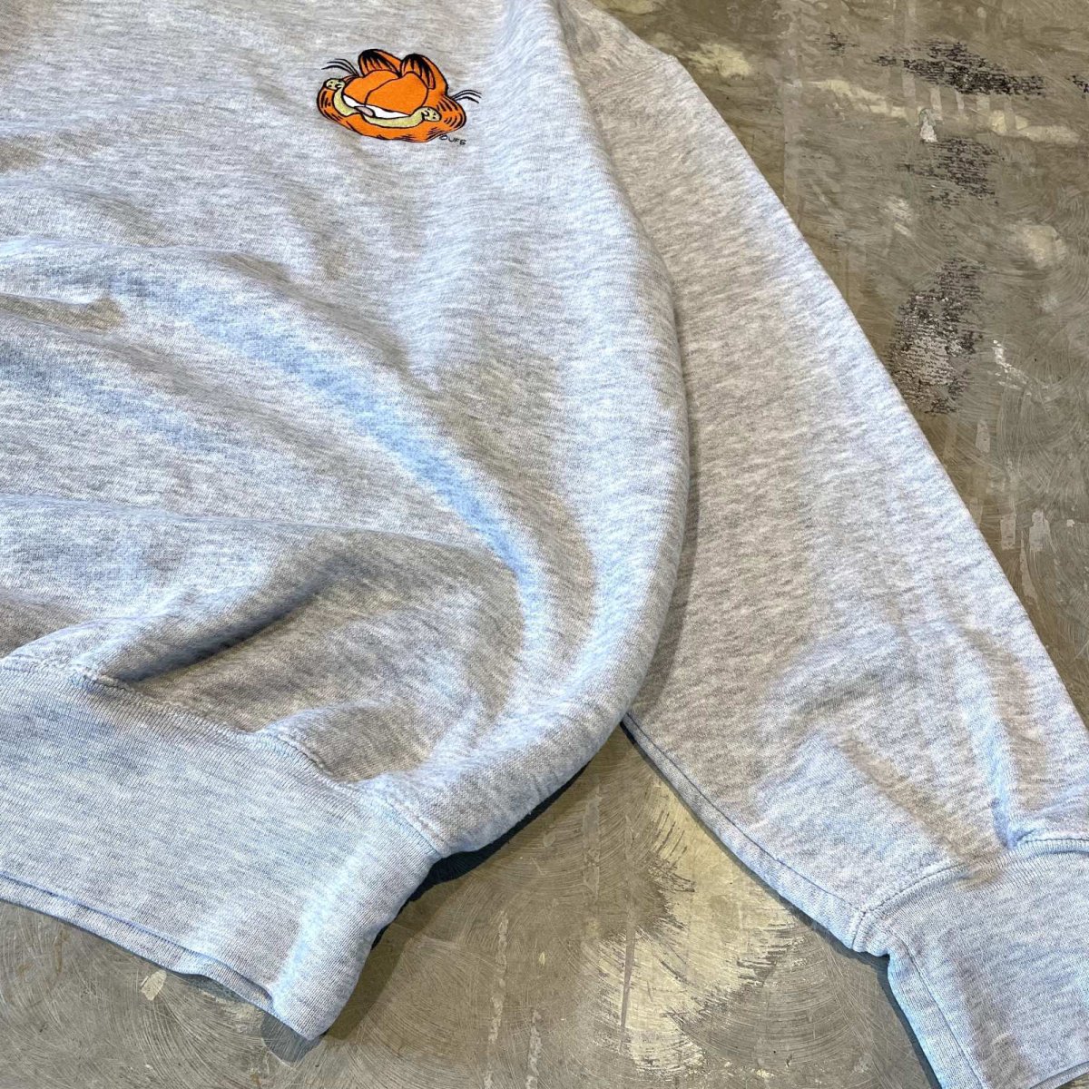 画像6: 90's "GARFIELD" ONE POINT EMBROIDERY SWEAT / Mens L (6)