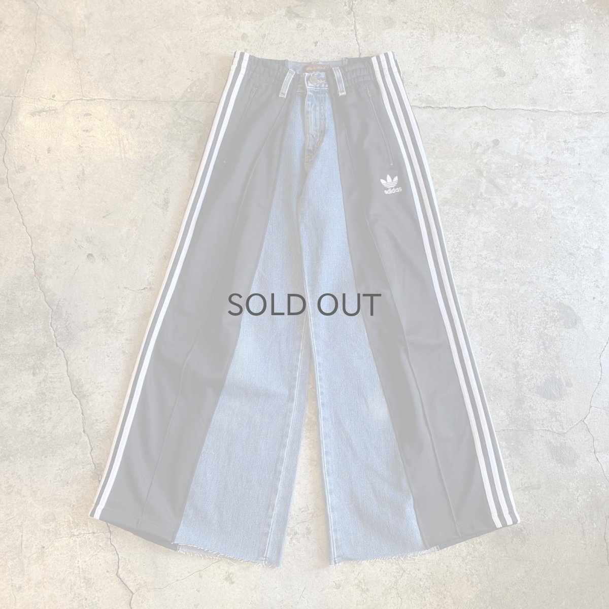 画像1: 【Wiz&Witch】"UNITED" SPORTY DENIM PANTS / OS (1)