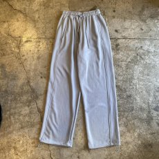 画像1: LIGHT BLUE COLOR DESIGN SWEAT PANTS / FREE~W34 (1)