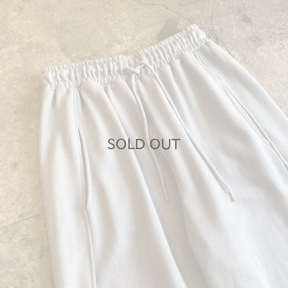 画像3: LIGHT BLUE COLOR DESIGN SWEAT PANTS / FREE~W34 (3)