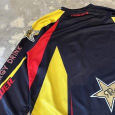 画像9: "ROCKSTAR" FRONT PRINTED MOTORCYCLE L/S SHIRT / Mens XL (9)