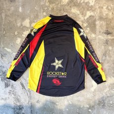 画像2: "ROCKSTAR" FRONT PRINTED MOTORCYCLE L/S SHIRT / Mens XL (2)