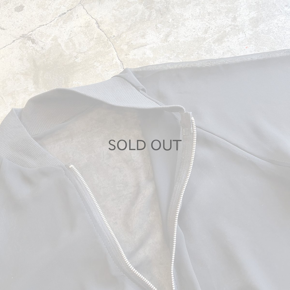 画像10: BLACK COLOR SHEER ZIP UP DESIGN JACKET / Ladies M (10)
