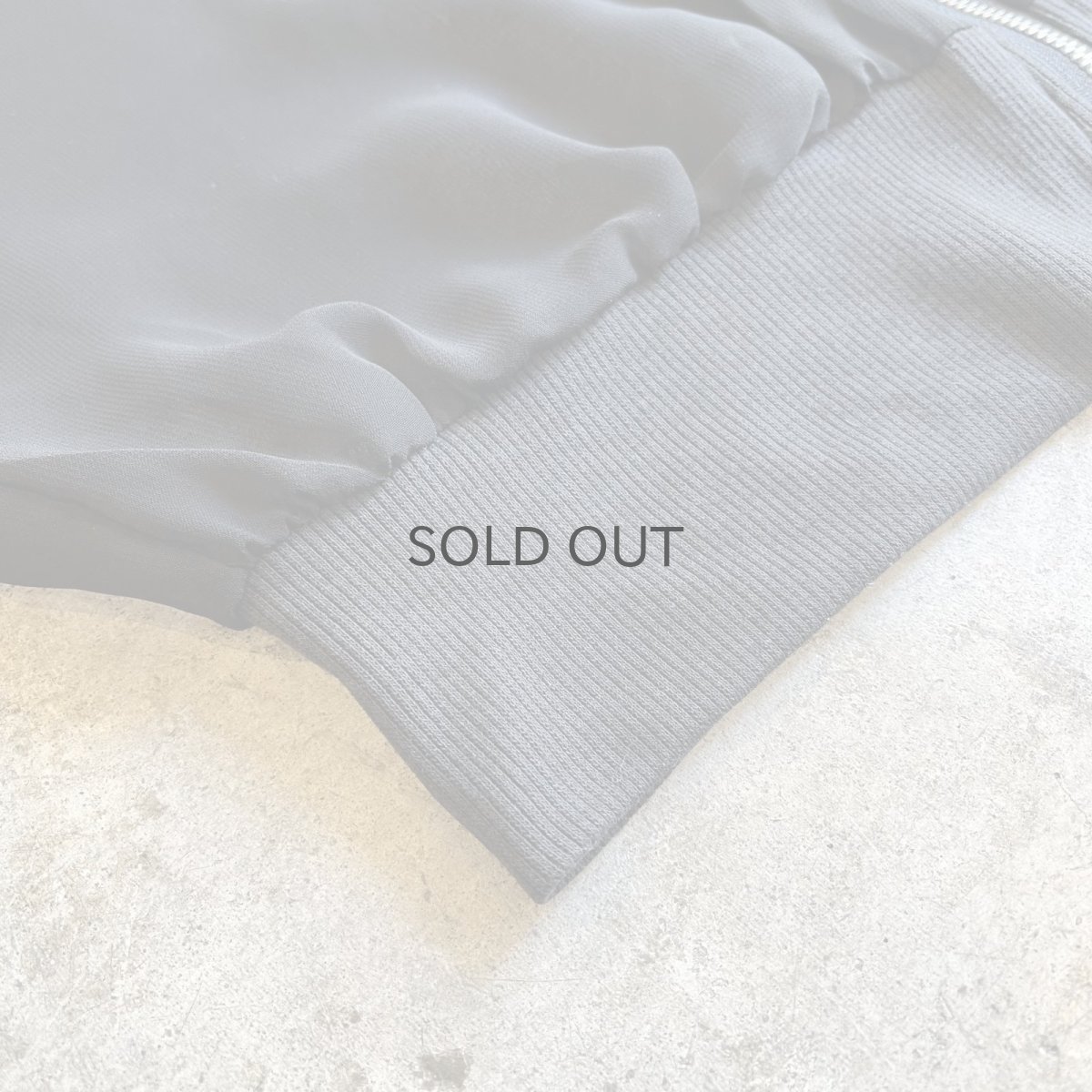 画像3: BLACK COLOR SHEER ZIP UP DESIGN JACKET / Ladies M (3)