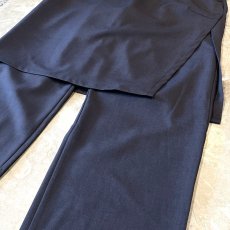 画像6: 【WONDERGROUND】SIDE SLIT SKIRT LAYERED SLACKS / OS (6)