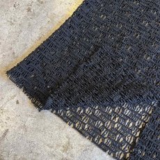 画像5: BLACK COLOR MESH DESIGN  L/S SHIRT / Ladies M (5)