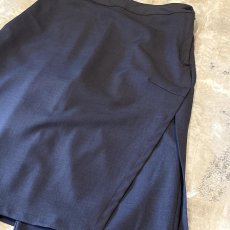 画像4: 【WONDERGROUND】SIDE SLIT SKIRT LAYERED SLACKS / OS (4)