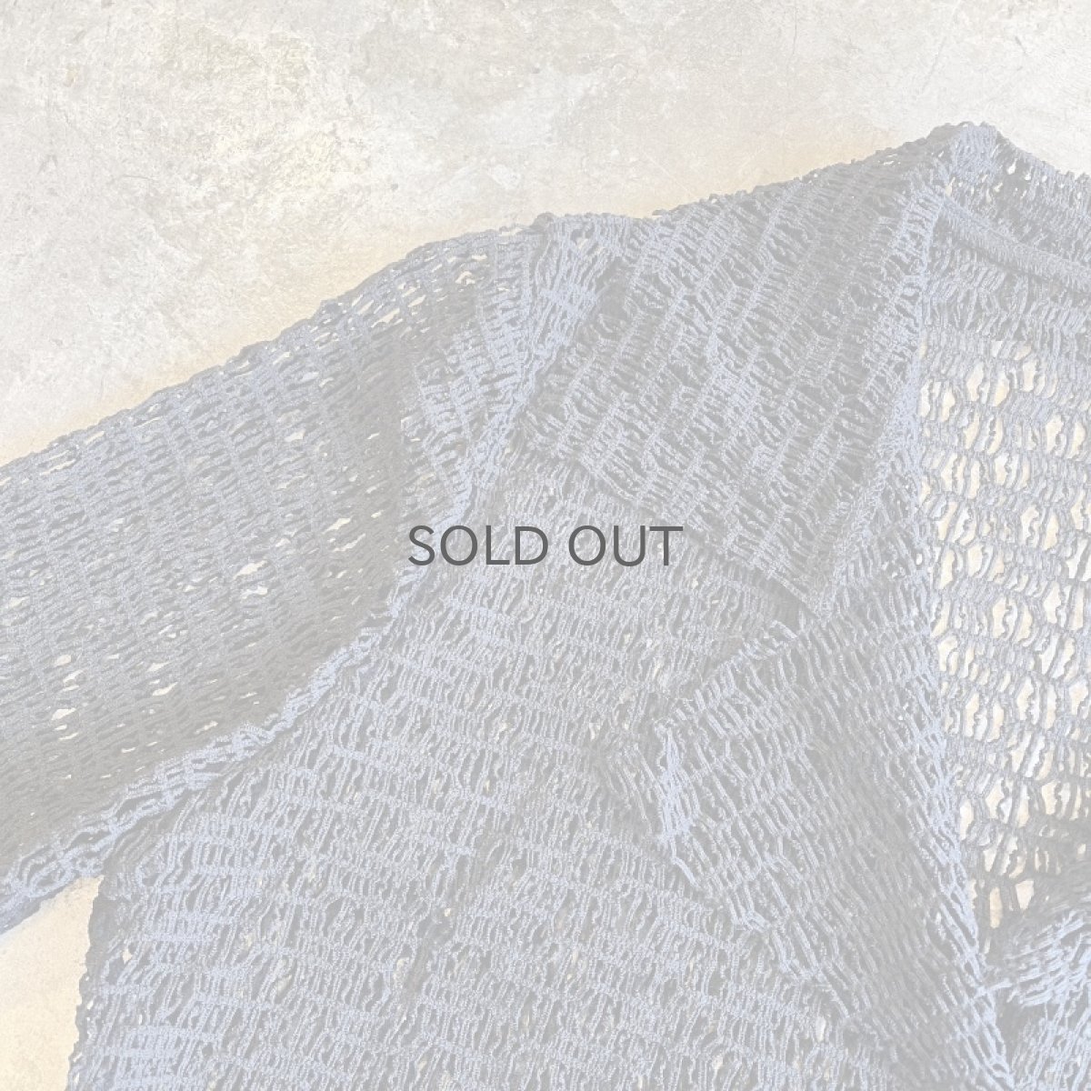 画像9: BLACK COLOR MESH DESIGN  L/S SHIRT / Ladies M (9)