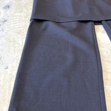 画像7: 【WONDERGROUND】SIDE SLIT SKIRT LAYERED SLACKS / OS (7)