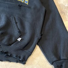 画像6: 【RUSSELL】CRASH DAMAGE HOODIE SWEAT / Mens L (6)