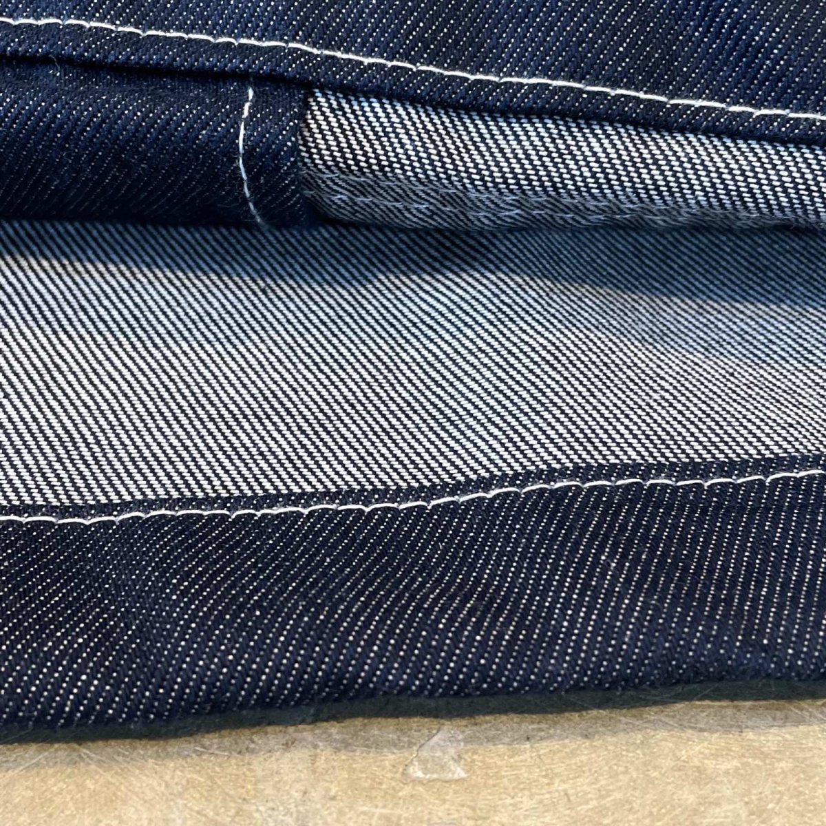 画像8: DOUBLE ZIP DENIM HOODIE JACKET / Mens XL (8)