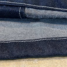画像8: DOUBLE ZIP DENIM HOODIE JACKET / Mens XL (8)