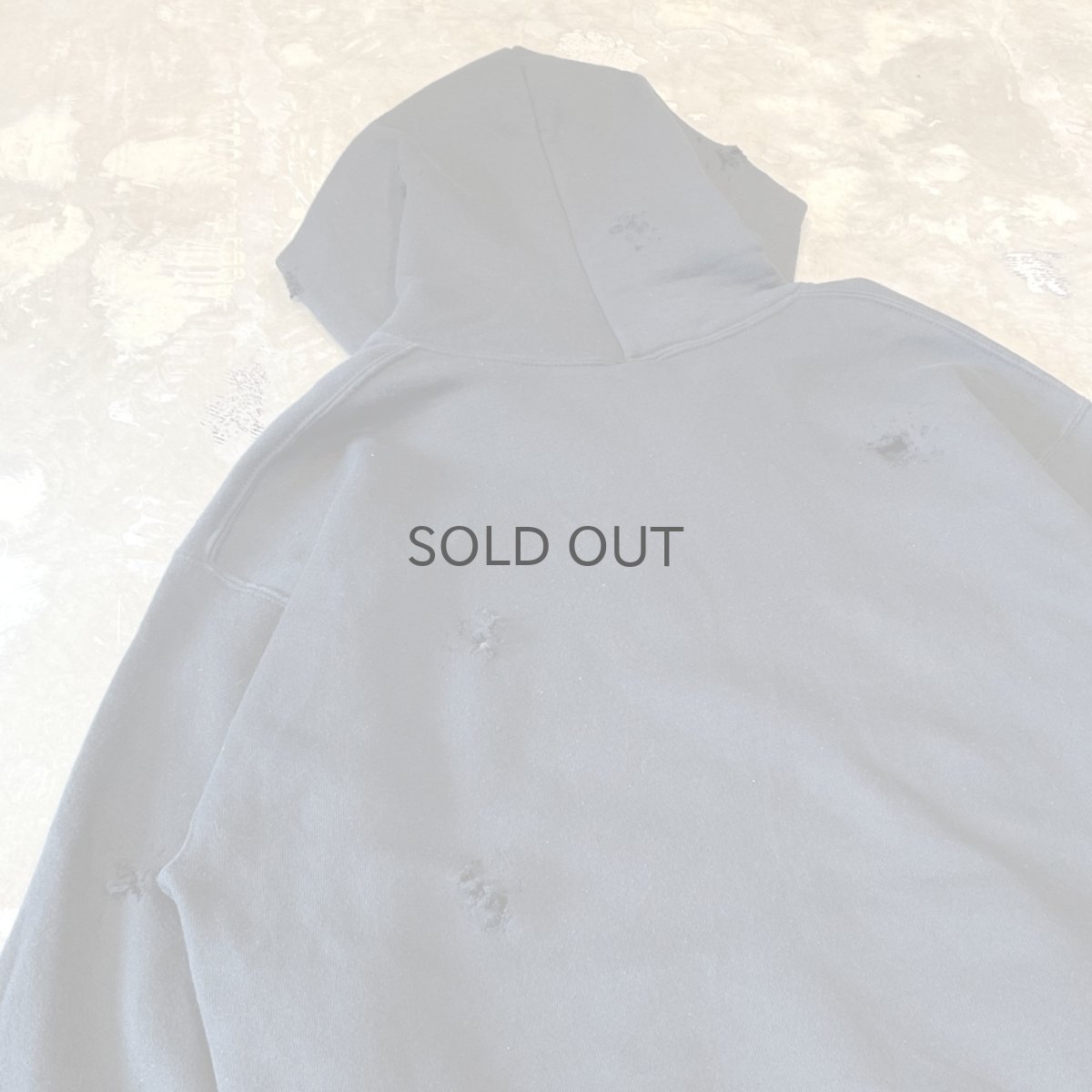 画像9: 【RUSSELL】CRASH DAMAGE HOODIE SWEAT / Mens L (9)