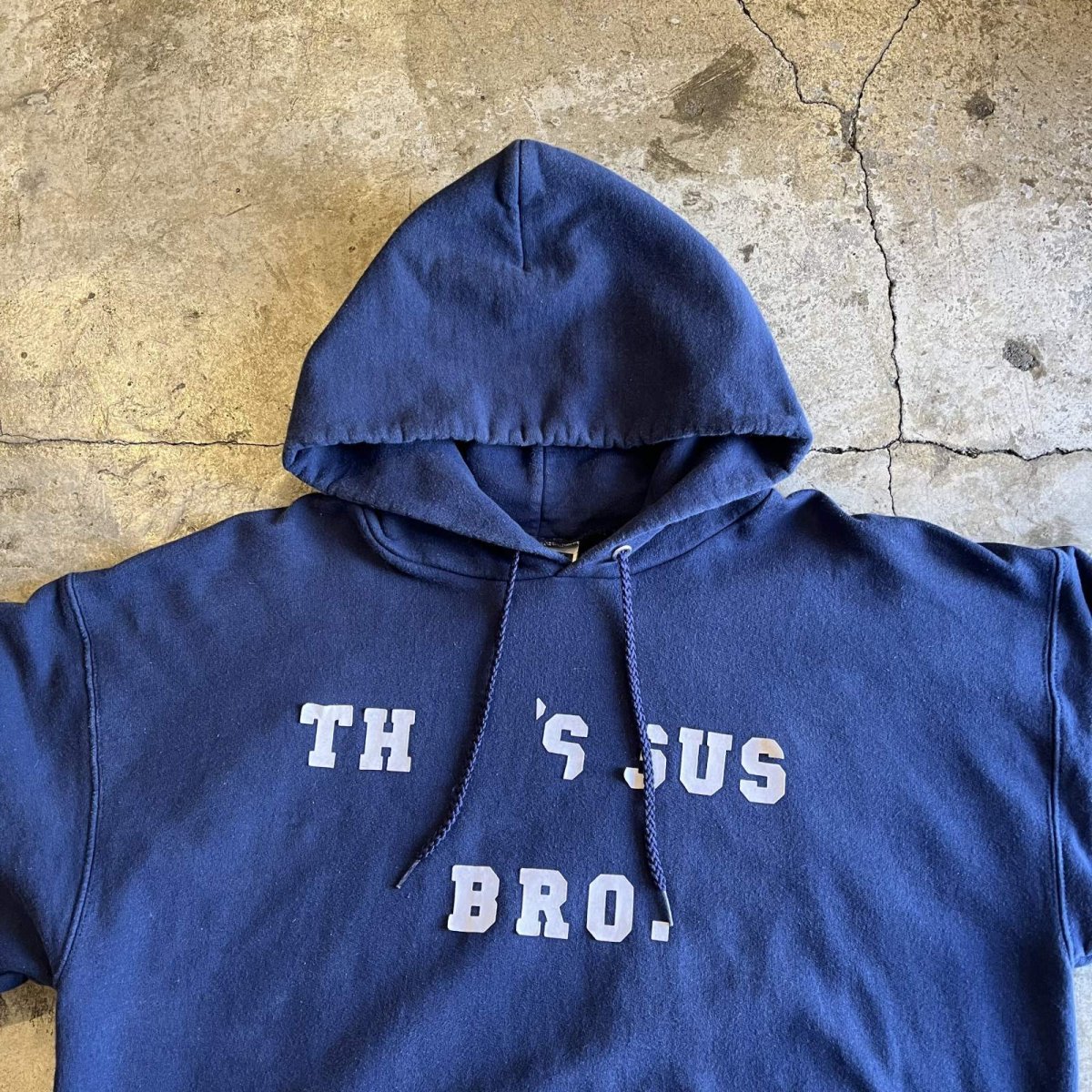 画像8: BOTH SIDES FLOCKY LOGO DESIGN SWEAT HOODIE / Ladies M(38~40) (8)